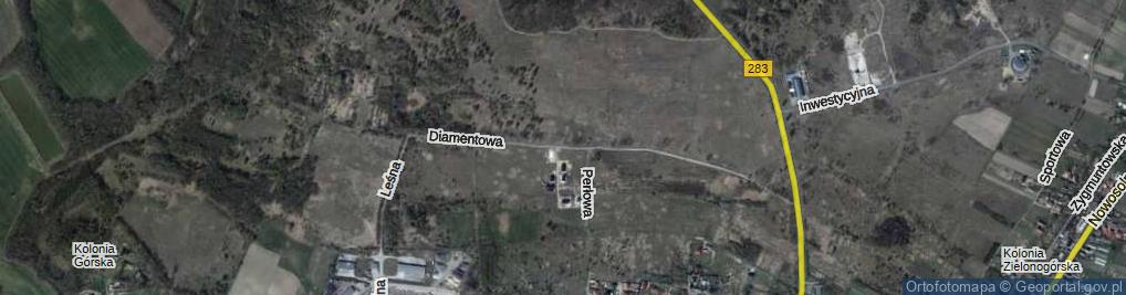 Zdjęcie satelitarne Diamentowa ul.